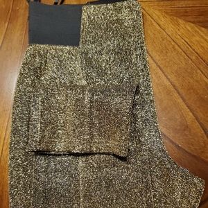 Wow Couture Gold Metallic Pants